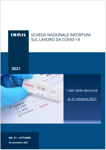 Scheda nazionale INAIL 31 10 2021 Scheda nazionale INAIL 31 10 2021