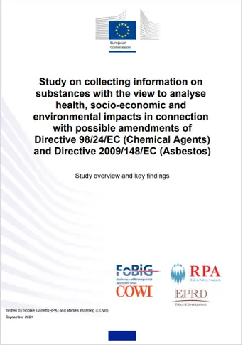 Study on collecting information on substances with possible amendments of Directive Chemical Agents and Asbestos