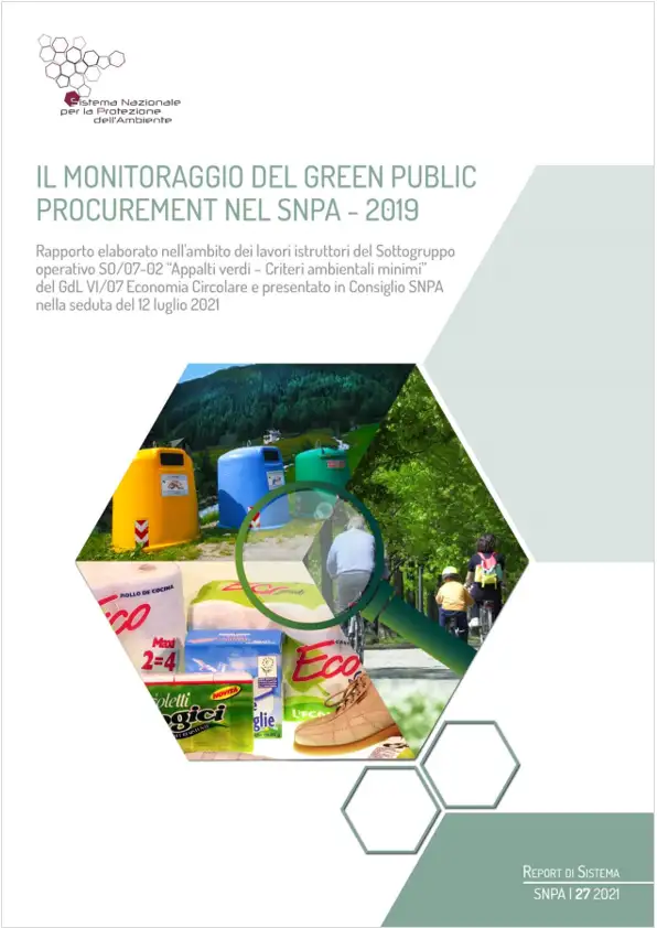 Il monitoraggio del GPP nel SNPA 2019 Il monitoraggio del GPP nel SNPA 2019