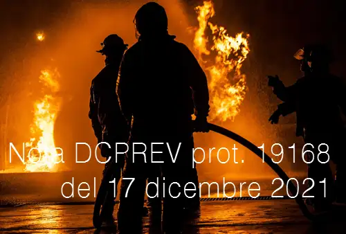 Nota DCPREV prot 19168 del 17 dicembre 2021 Nota DCPREV prot 19168 del 17 dicembre 2021