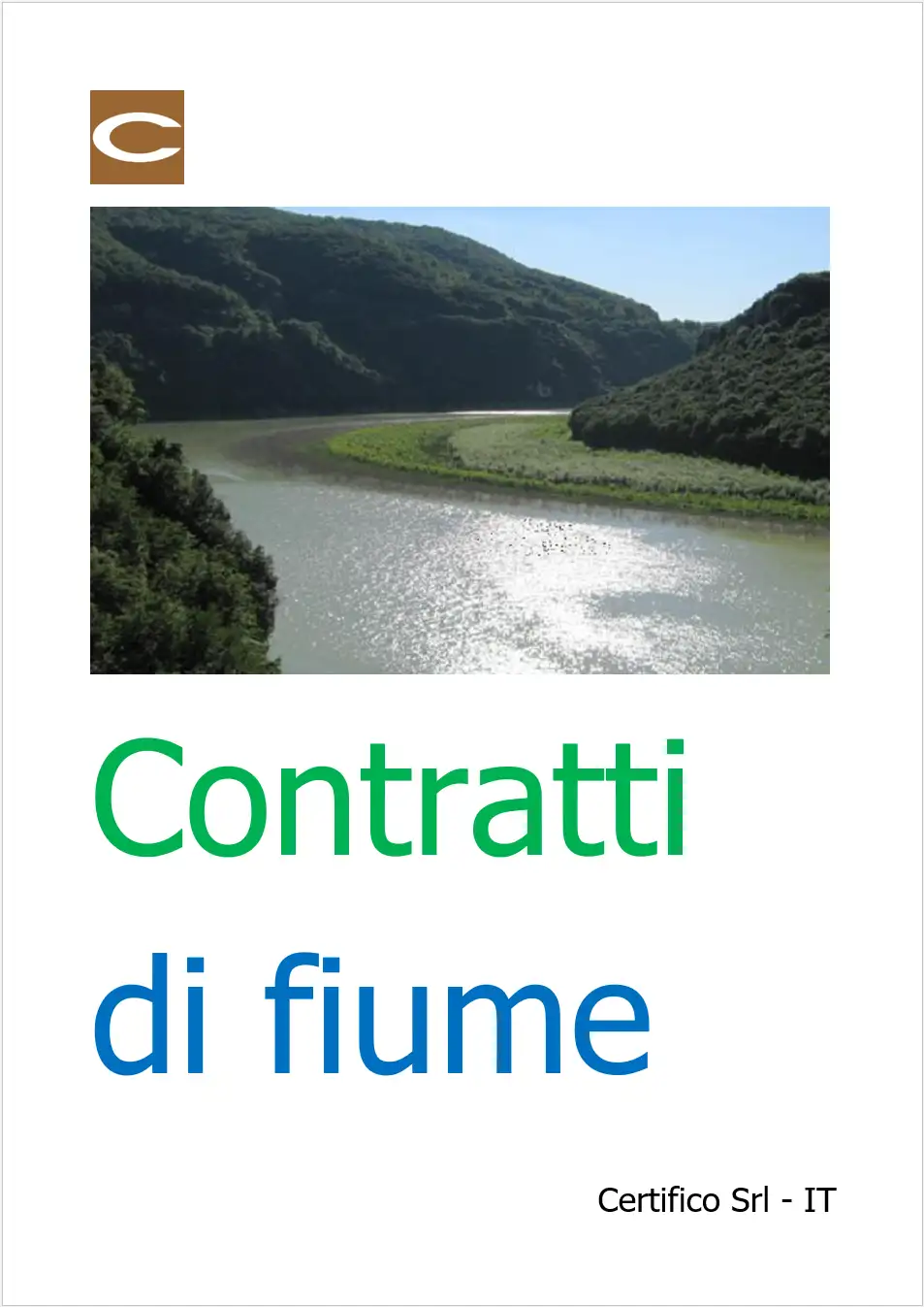 Cover contratti di fiume