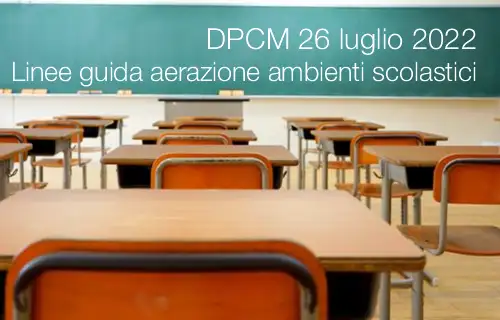Linee guida dispositivi purificazione aerazione ambienti scolastici Linee guida dispositivi purificazione aerazione ambienti scolastici