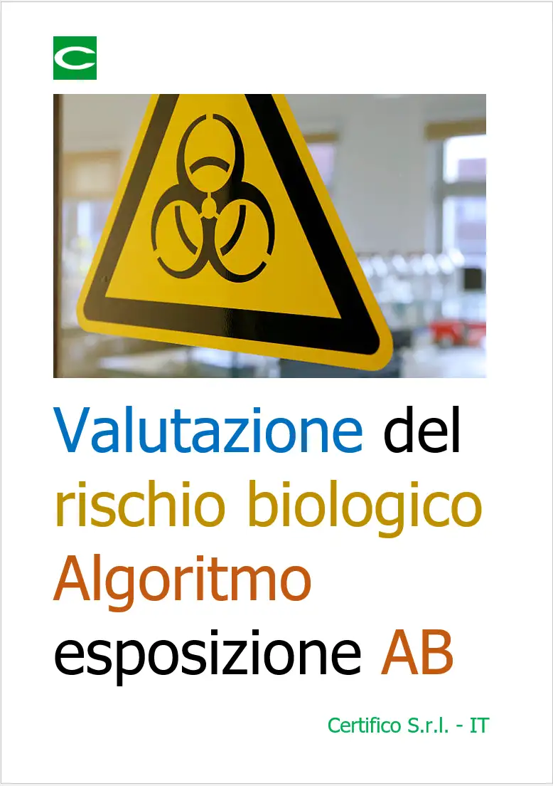 Valutazione rischio biologico Algoritmo esposizione AB Valutazione rischio biologico Algoritmo esposizione AB