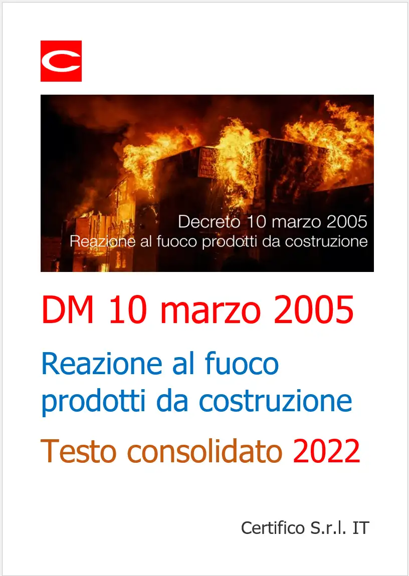 DM 10 marzo 2005   Consolidato