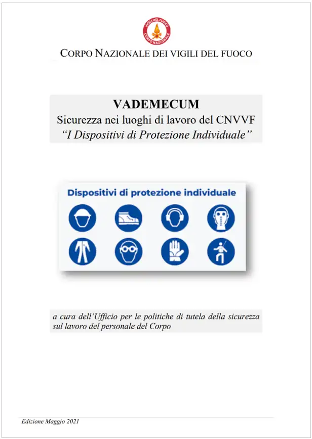 Vademecum i dispositivi di protezione individuale VVF