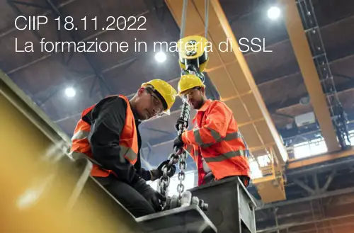 CIIP 18 11 2022 La formazione in materia di salute e sicurezza sul lavoro