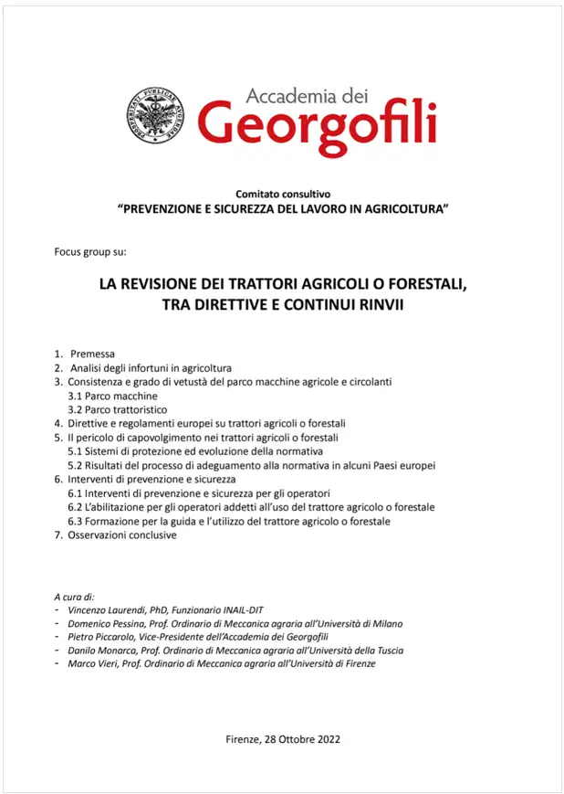 La revisione dei trattori agricoli o forestali La revisione dei trattori agricoli o forestali