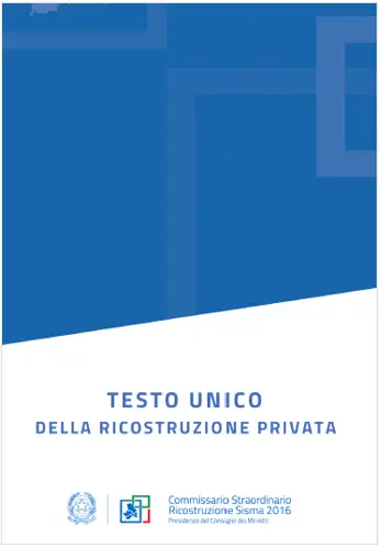Testo Unico della Ricostruzione Privata