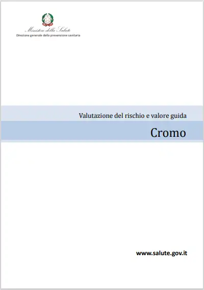 Valutazione del rischio e valore guida acque   Cromo