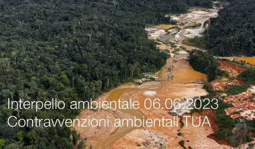 Interpello ambientale 06 06 2023 Contravvenzioni ambientali TUA Interpello ambientale 06 06 2023 Contravvenzioni ambientali TUA