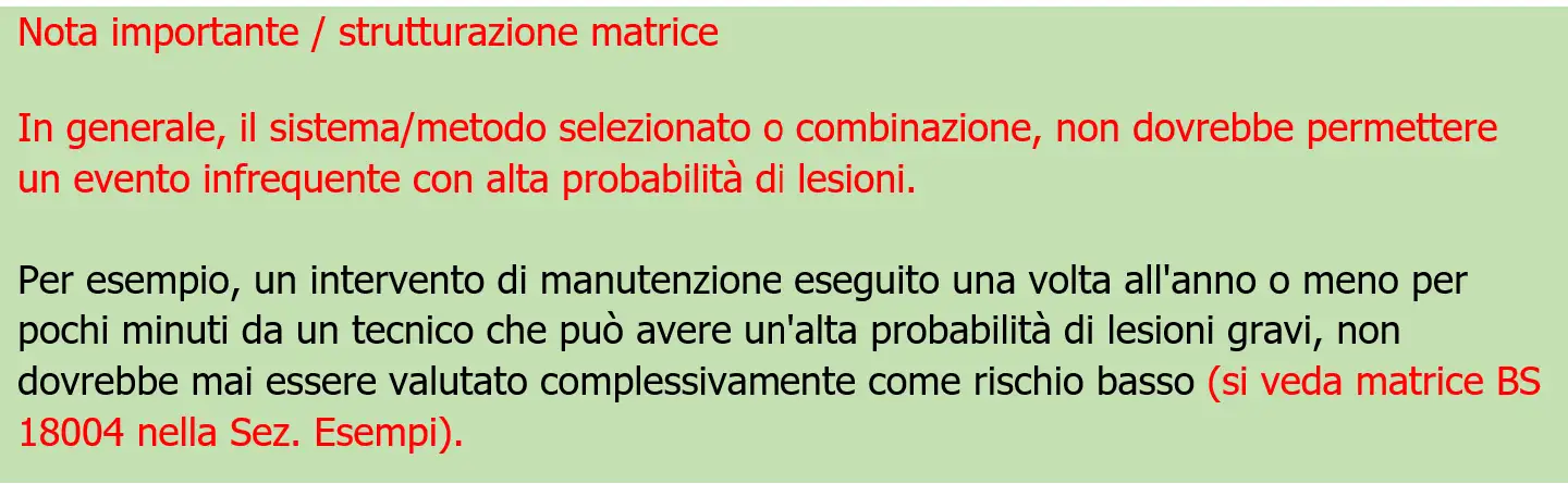 Stima del rischio scelta matrici del rischio Box 25 Stima del rischio scelta matrici del rischio Box 25