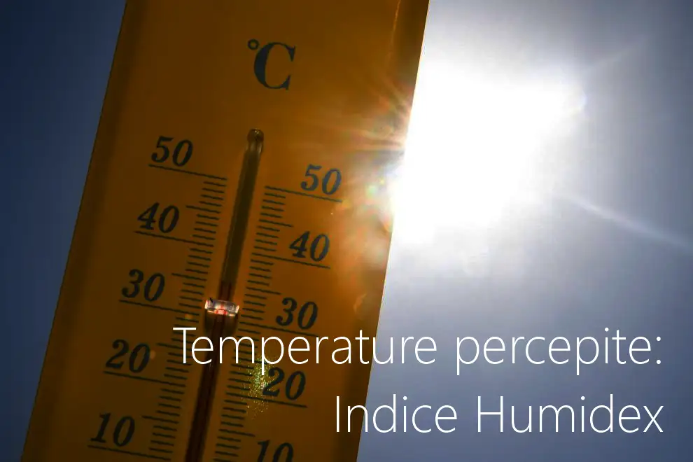 Temperature percepite   Indice Humidex Temperature percepite   Indice Humidex