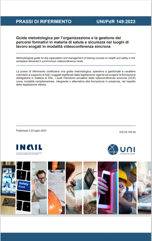 UNI PdR 149 2023 Formazione in videoconferenza sincrona UNI PdR 149 2023 Formazione in videoconferenza sincrona
