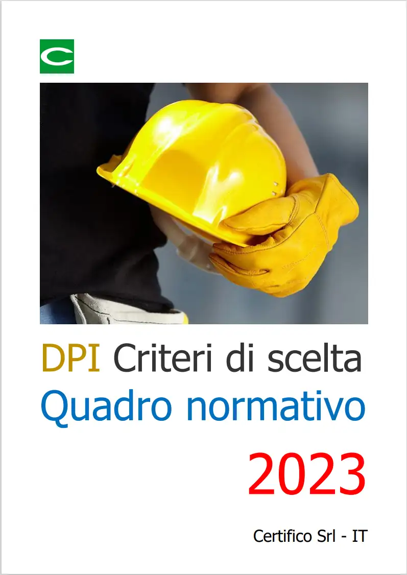 DPI Criteri di scelta Quadro normativo 2023 DPI Criteri di scelta Quadro normativo 2023