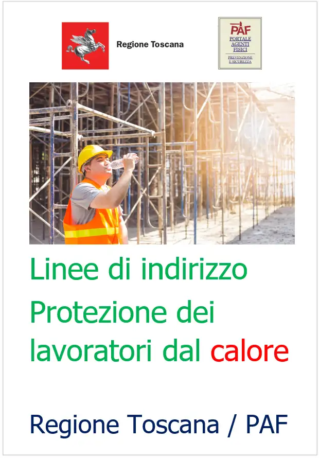 Linee indirizzo protezione lavoratori calore RT 2023 Linee indirizzo protezione lavoratori calore RT 2023