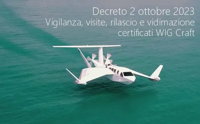 Decreto 2 ottobre 2023   certificati WIG Craft