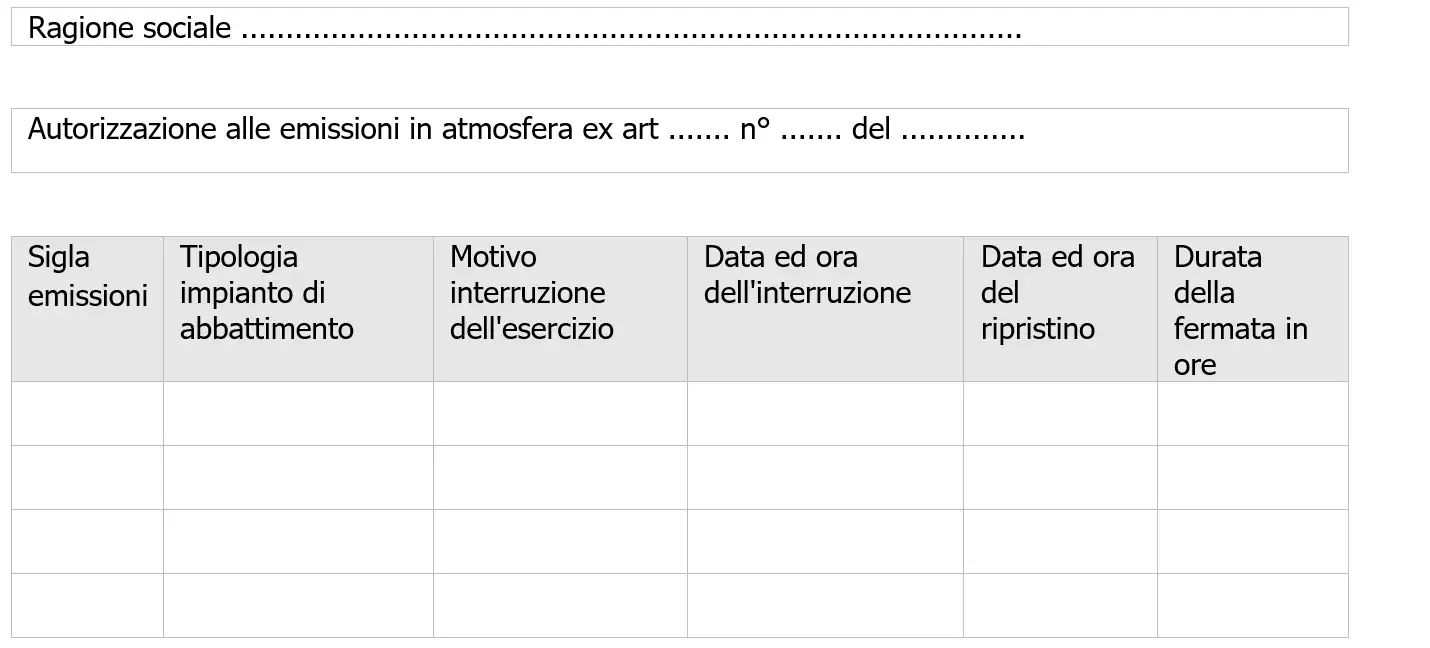 Registro emissioni   Appendice 2