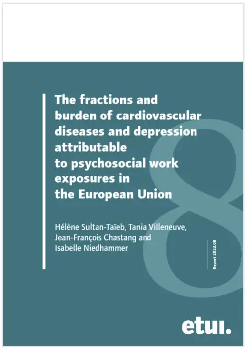 Risk psychosocial work exposures in the European Union 2023 Risk psychosocial work exposures in the European Union 2023