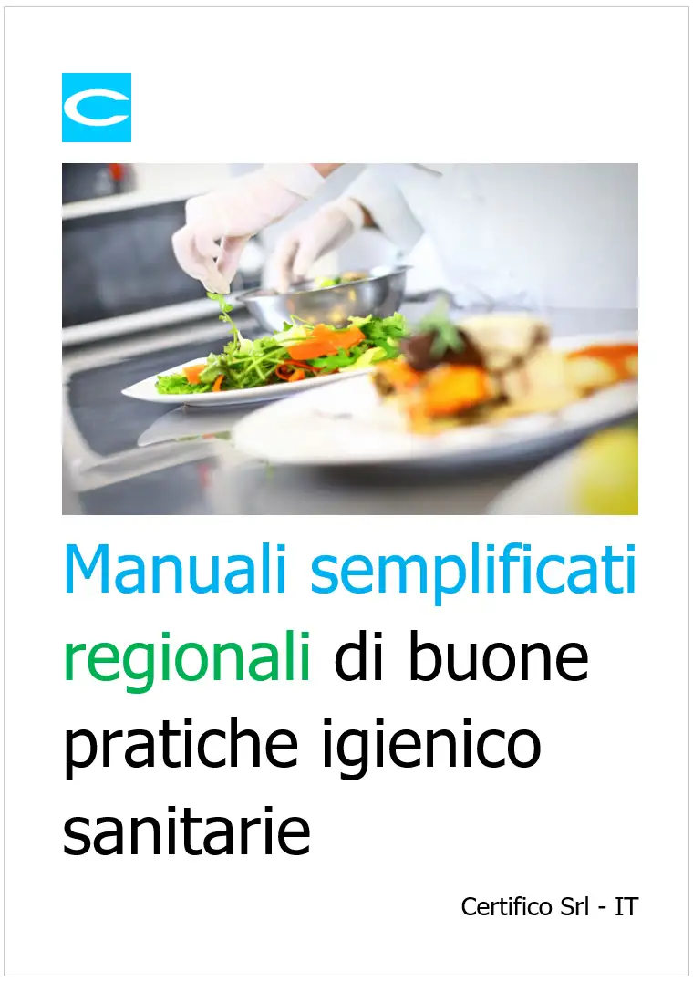 Manuali semplificati regionali di buone pratiche igienico sanitarie