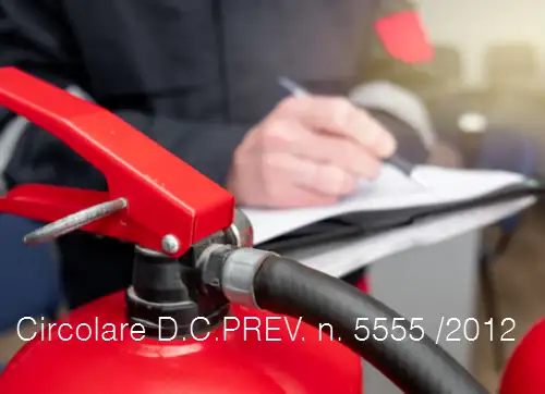 Circolare D C PREV prot n 5555 del 18 aprile 2012 Circolare D C PREV prot n 5555 del 18 aprile 2012