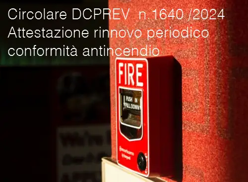 Circolare DCPREV prot  n 1640 del 1  febbraio 2024
