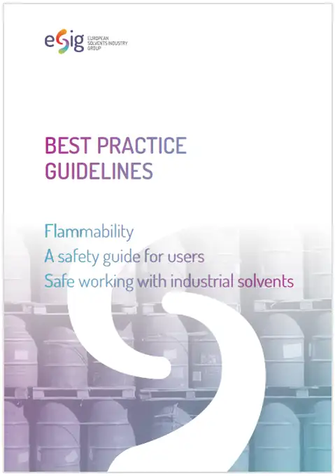 Flammability Safe working with industrial solvents ESIG 2022 Flammability Safe working with industrial solvents ESIG 2022