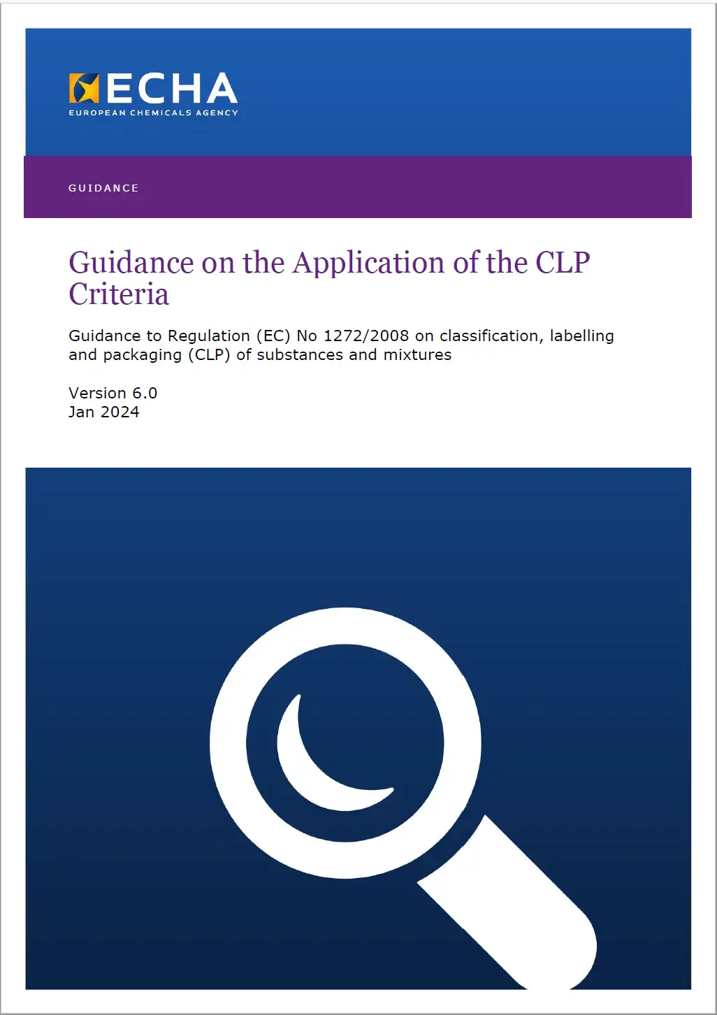 Guidance on the Application of the CLP Criteria Version 6 0 Jan 2024 Guidance on the Application of the CLP Criteria Version 6 0 Jan 2024