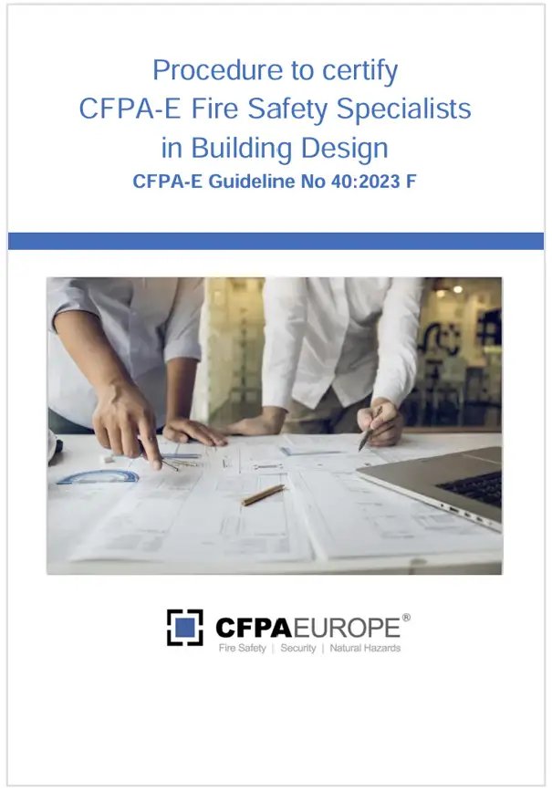 Procedure to certify CFPA E Fire Safety Specialists in Building Design Procedure to certify CFPA E Fire Safety Specialists in Building Design