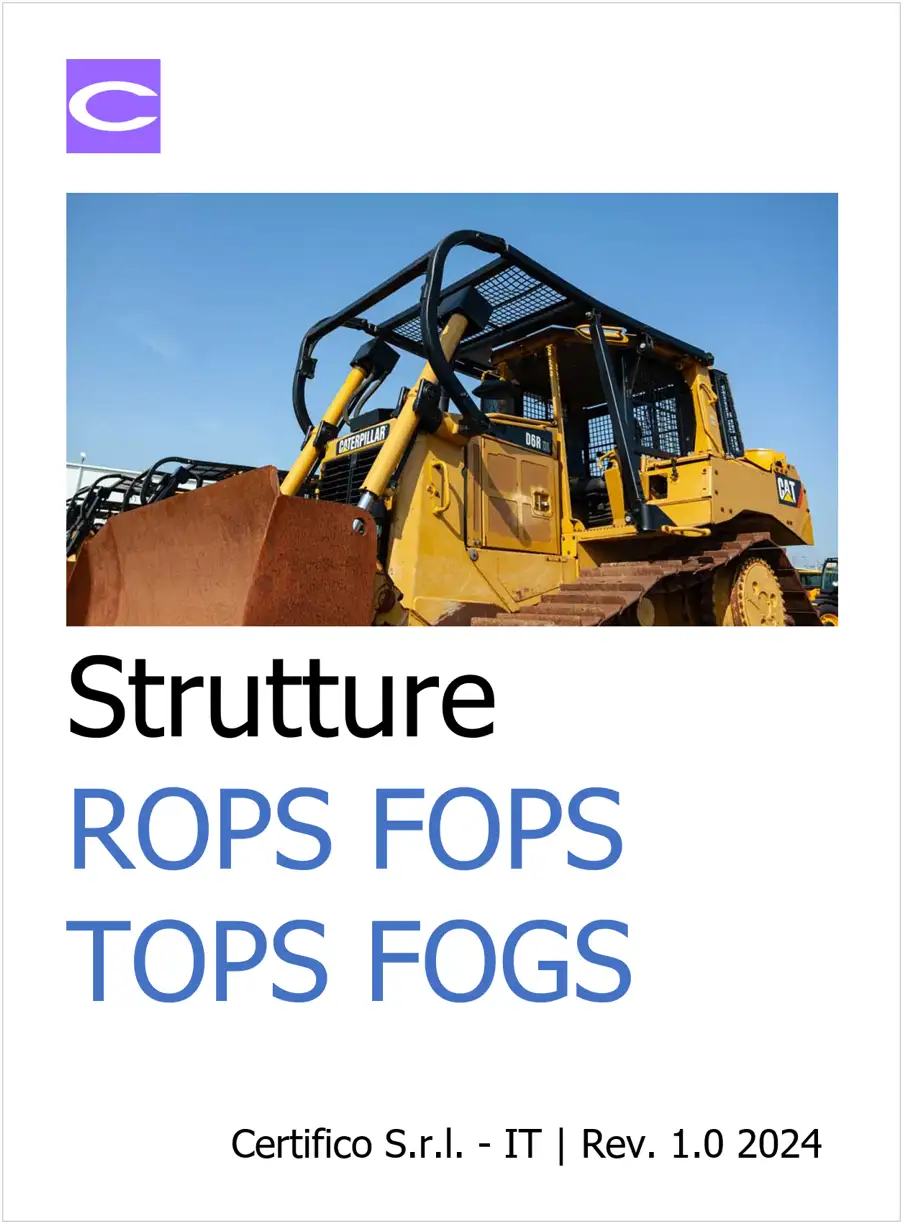 Strutture ROPS FOPS TOPS FOGS Strutture ROPS FOPS TOPS FOGS