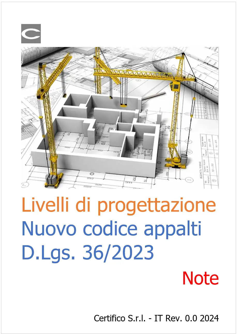 Livelli di progettazione secondo il nuovo codice appalti Livelli di progettazione secondo il nuovo codice appalti