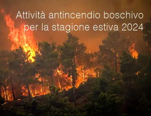Attivit antincendio boschivo per la stagione estiva 2024 Attivit antincendio boschivo per la stagione estiva 2024