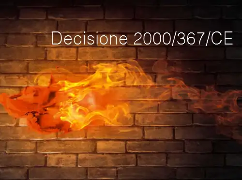 Decisione 2000 367 CE Decisione 2000 367 CE