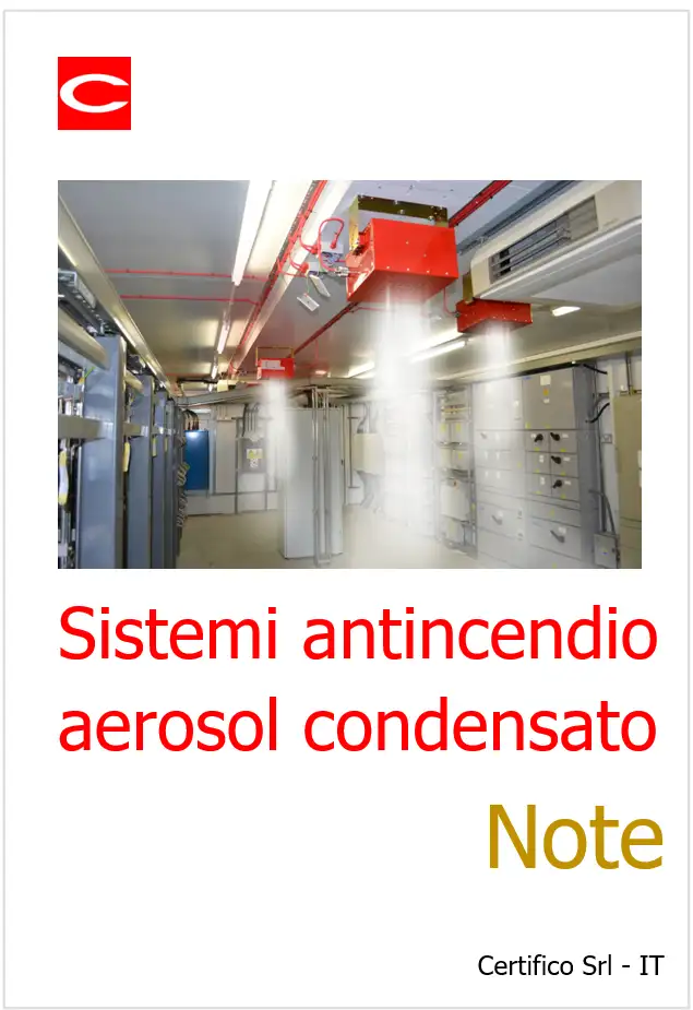 Sistemi antincendio ad aerosol condensato Sistemi antincendio ad aerosol condensato