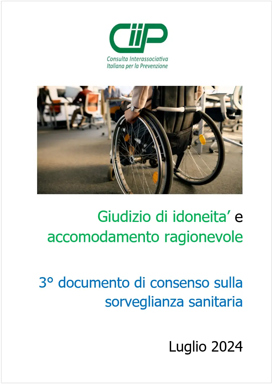 Terzo documento di consenso sulla sorveglianza sanitaria Luglio 2024 Terzo documento di consenso sulla sorveglianza sanitaria Luglio 2024