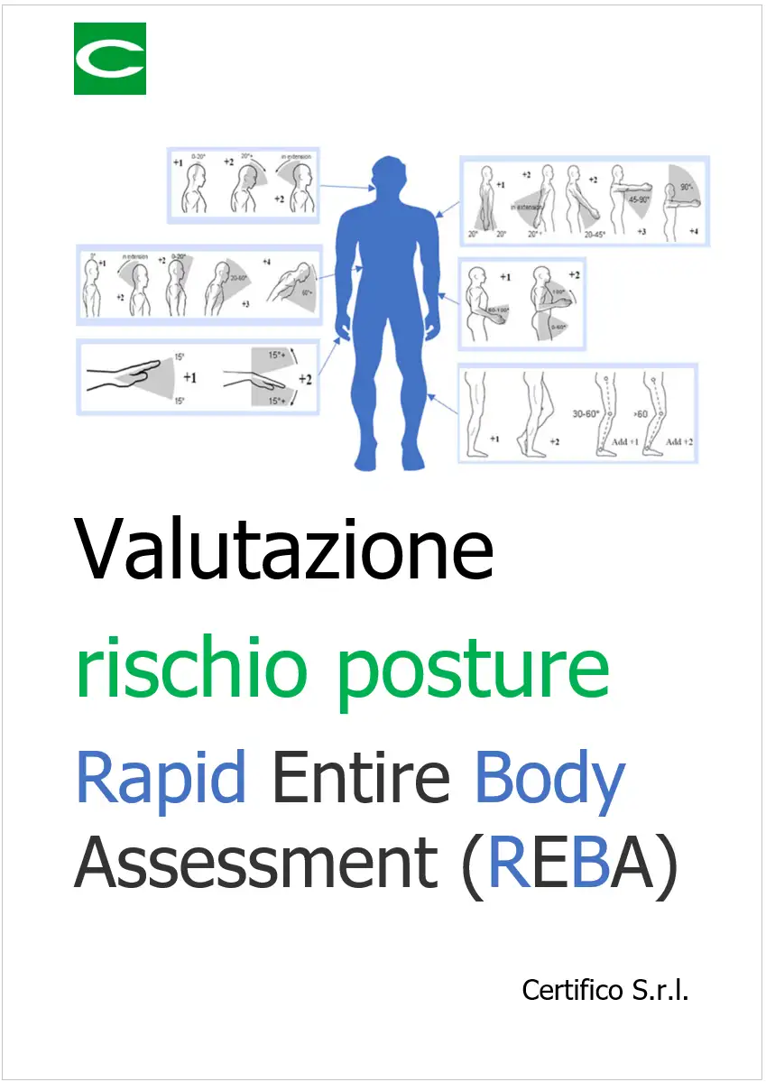 Valutazione rischio posture REBA Valutazione rischio posture REBA