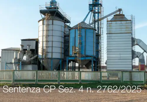 Cassazione Penale Sez 4 del 23 gennaio 2025 n 2762 Cassazione Penale Sez 4 del 23 gennaio 2025 n 2762