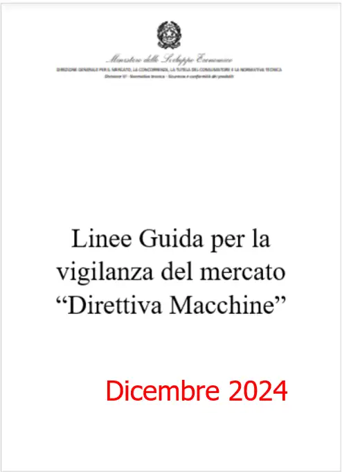 Linee Guida per la vigilanza del mercato DM 2024 Linee Guida per la vigilanza del mercato DM 2024