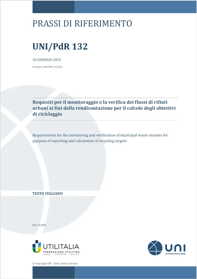 UNI PdR 132 2025
