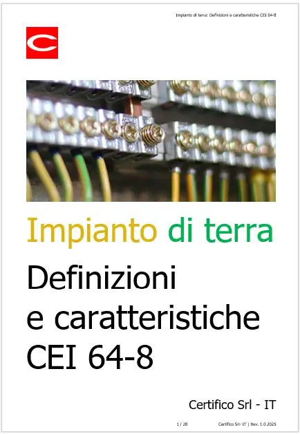 Impianto di terra le definizioni e caratteristiche CEI 64 8 Impianto di terra le definizioni e caratteristiche CEI 64 8