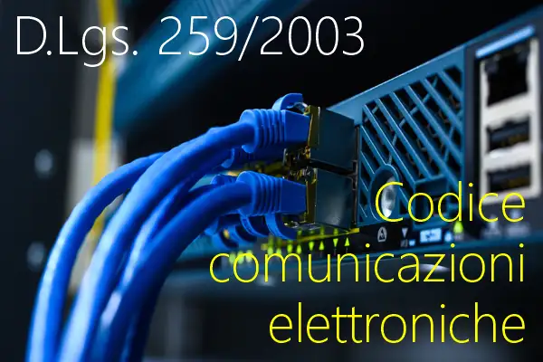 Decreto Legislativo 1 agosto 2003 n  259