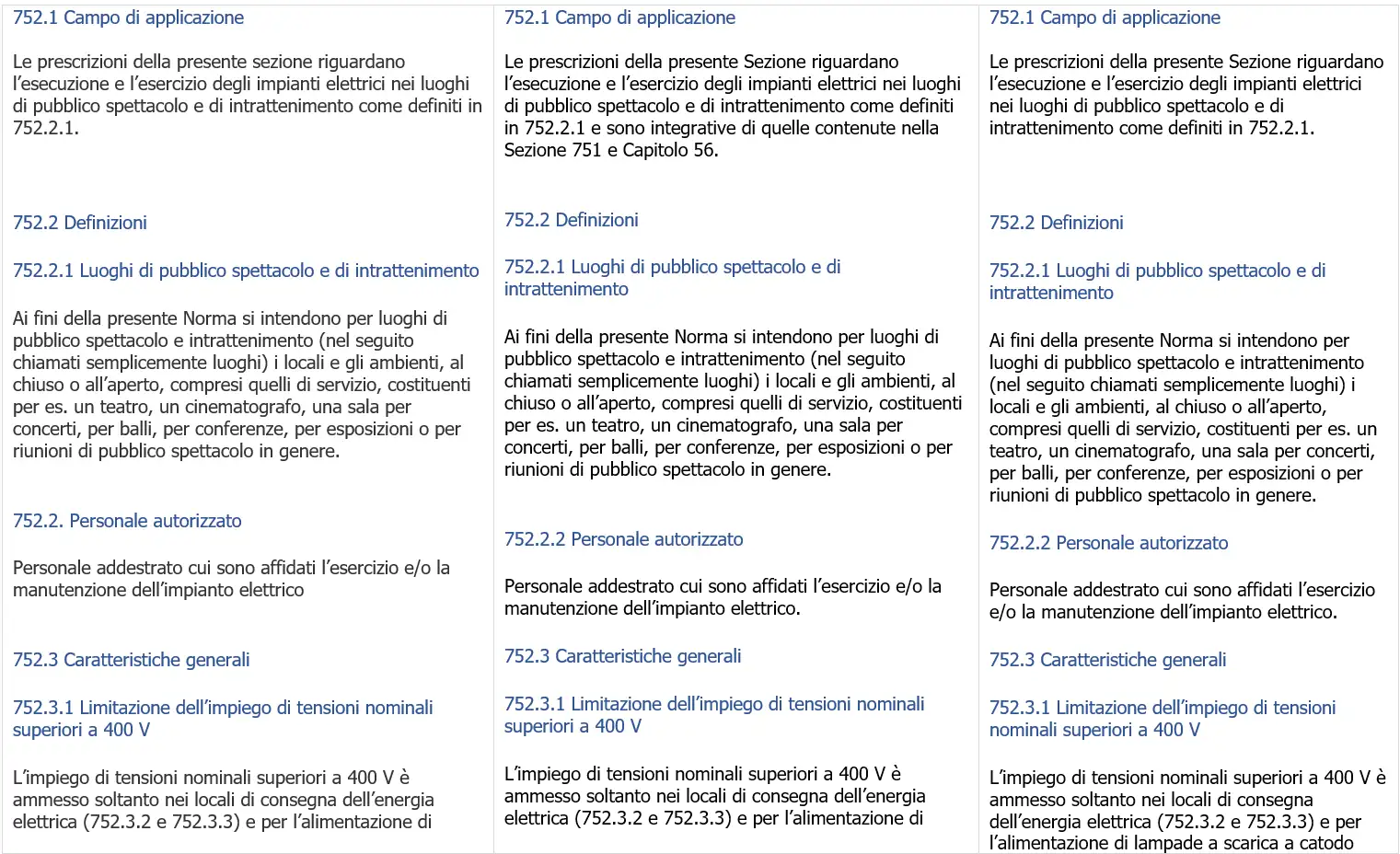 Impianti elettrici luoghi di pubblico spettacolo   Immagine 2