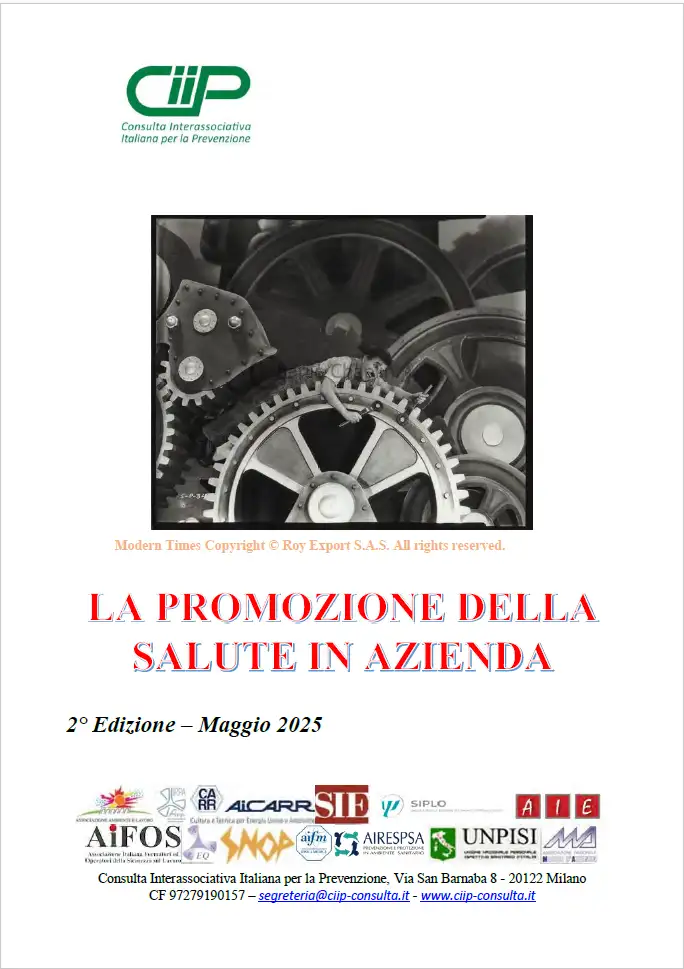 La promozione della salute in azienda   CIIP 2a Ed  2025
