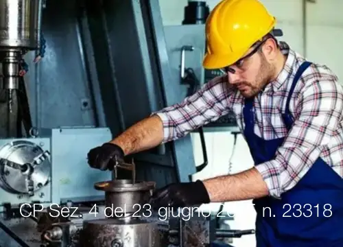 Cassazione Penale Sez  4 del 23 giugno 2025 n  23318