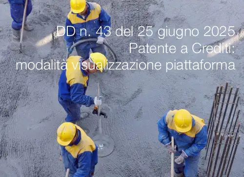 DD n  43 del 25 giugno 2025