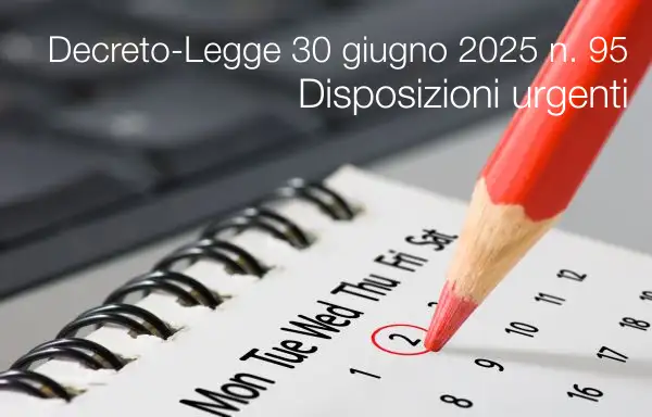 Decreto-Legge 30 giugno 2025 n. 95 