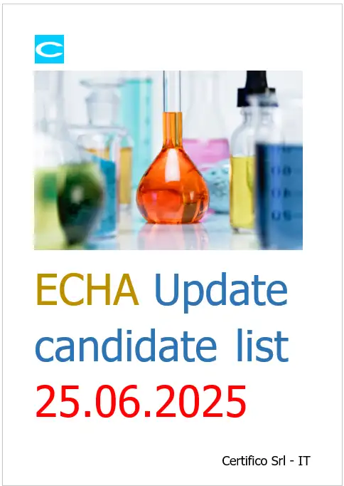 ECHA Update candidate list 25 06 2025 ECHA Update candidate list 25 06 2025