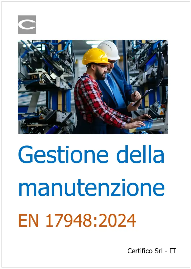 Gestione della manutenzione / EN 17948:2024 Gestione della manutenzione / EN 17948:2024