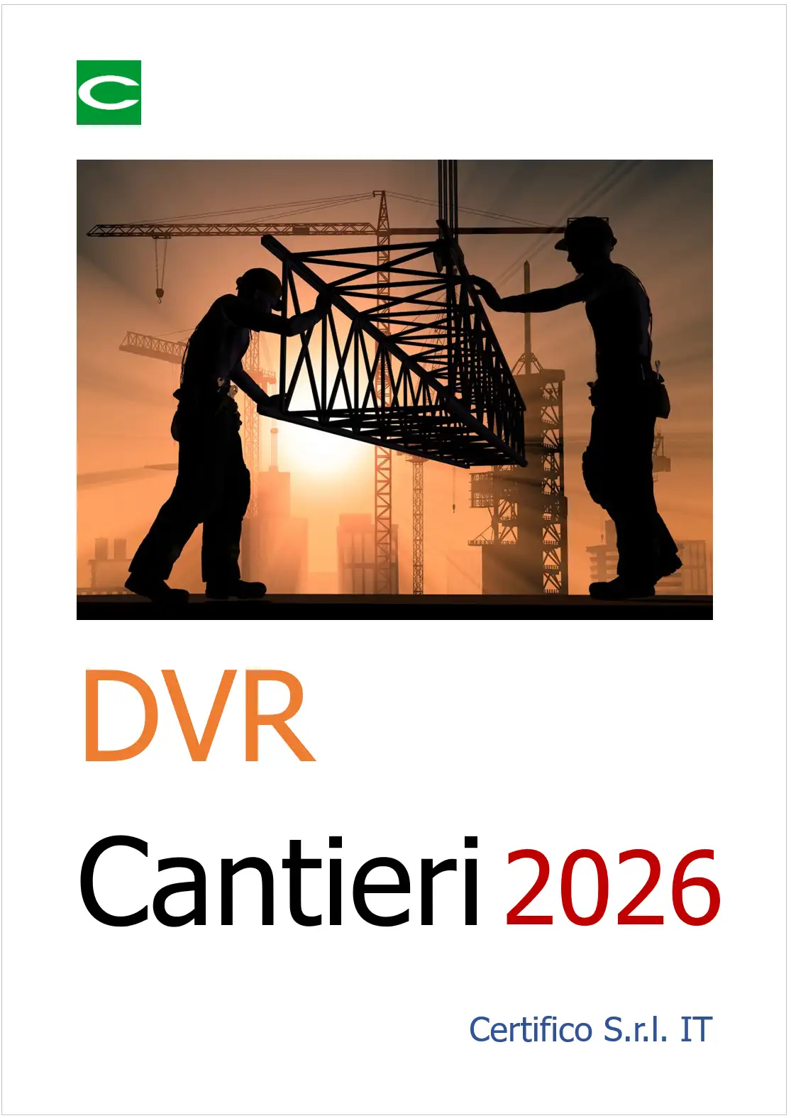 DVR Cantieri: Modello doc
