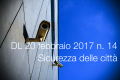 Decreto Legge 20 febbraio 2017 n  14