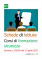 Schede di lettura corsi di formazione sicurezza Rev 0 0 2025